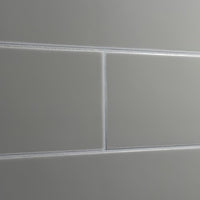 Utile 60x30x60 3-Panel Tub Surround Wall Kit in Metro Ash Grey