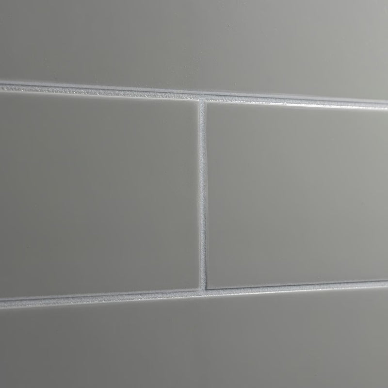 Utile 60x30x60 3-Panel Tub Surround Wall Kit in Metro Ash Grey