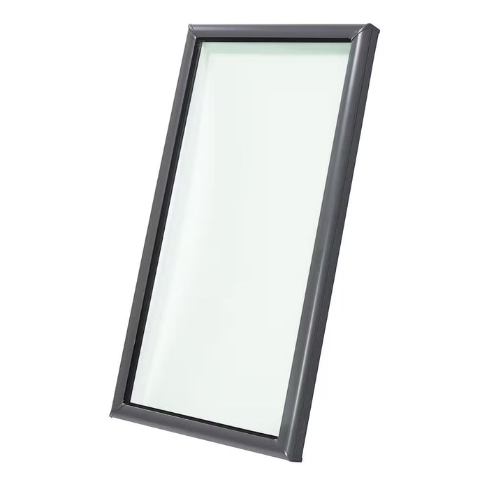 22x46-inch Fixed Curb Mount Laminated Skylight Window in Grey