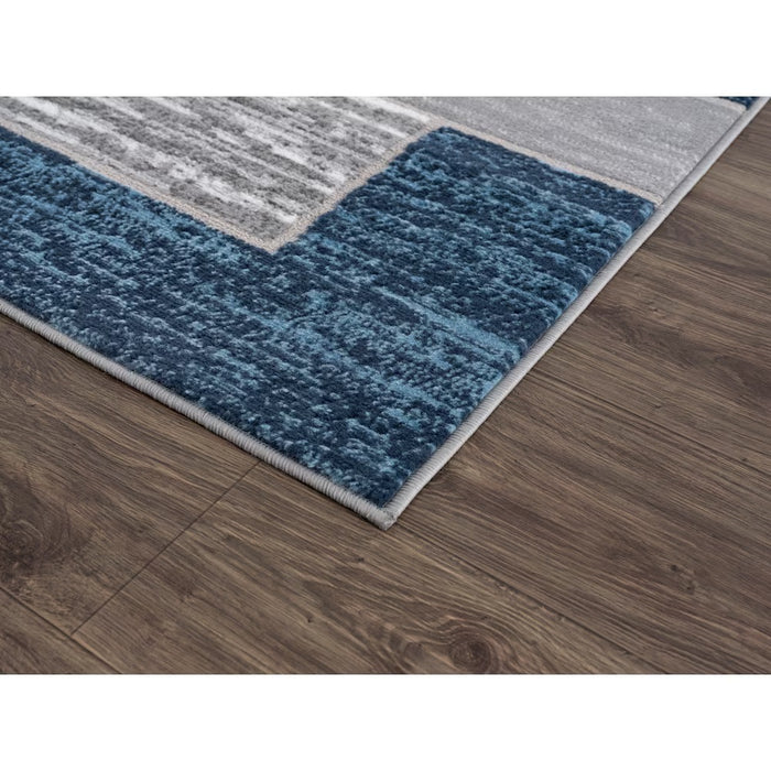 Verena Geometric 5x7-ft Indoor Area Rug in Blue