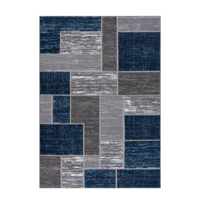 Verena Geometric 5x7-ft Indoor Area Rug in Blue