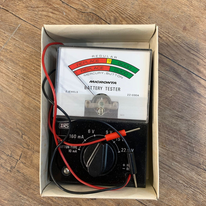 Vintage Micronta Battery Tester 22-030A