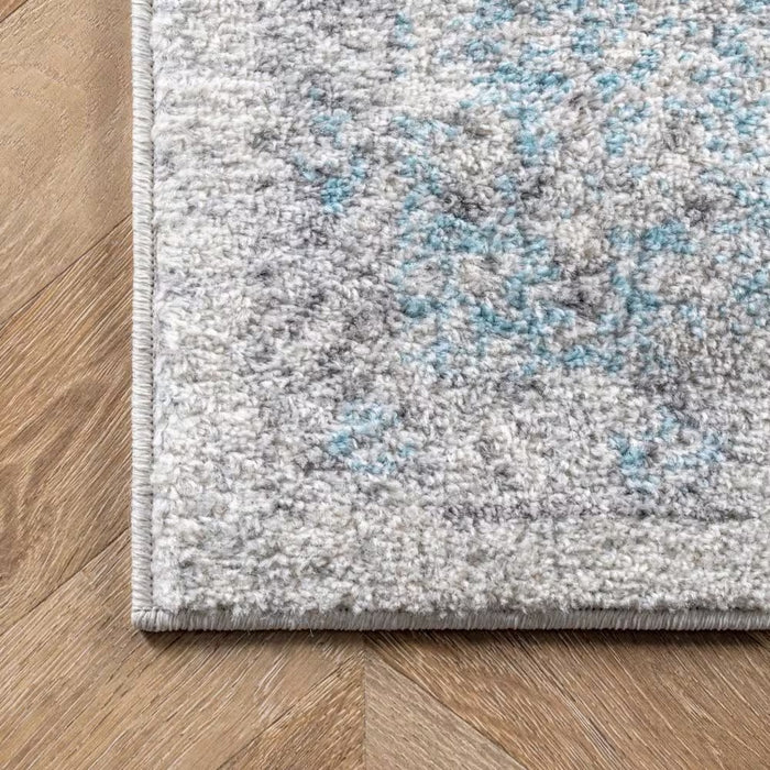 Vintage Rio Aqua 60x96-inch Indoor Rug