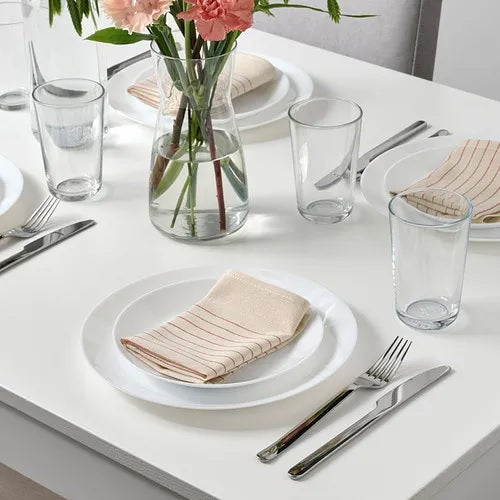 12-inch Table Clothes/Napkins in Beige - 4 pcs set