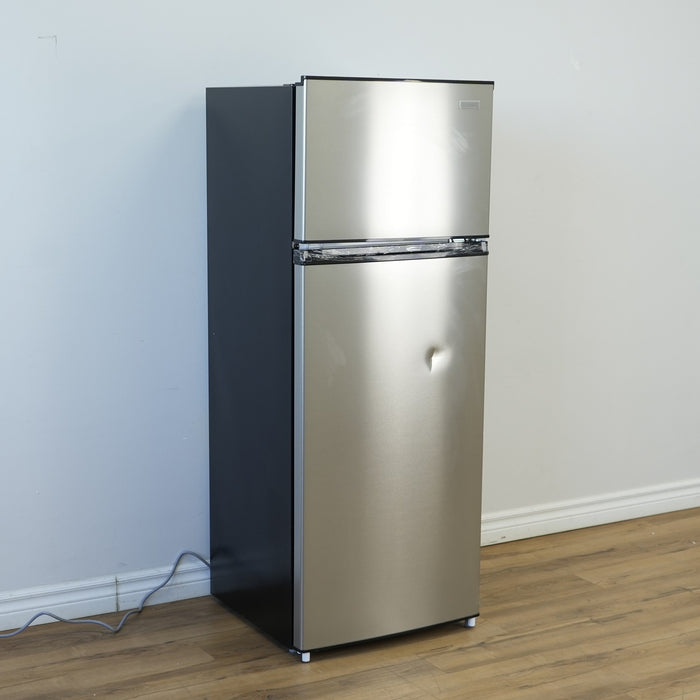 Vissani Top Freezer Refrigerator in Stainless Steel MDFF7SSC