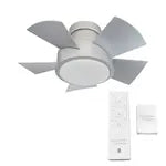 Vox 26-inch LED Indoor/Outdoor in Titanium Flush Mount Ceiling Fan