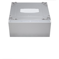 SIGNATURE 1.0 cu. ft. 29 in. SideKick Pedestal Washer for Front Load Washer in Brushed Platinum Steel