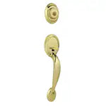 Weiser Gold Finish Entrance Lock Set