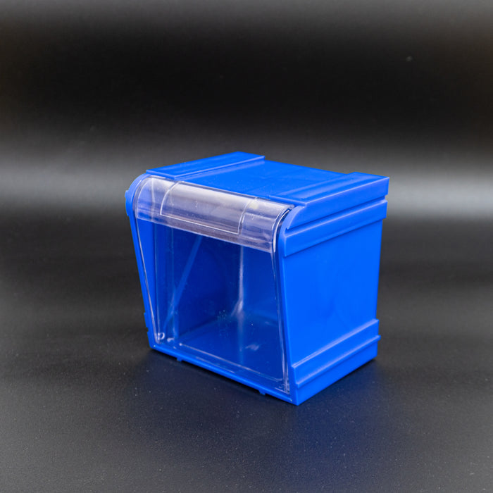 Wonder Bin Single Shelf Storage Bin With Lid - Blue