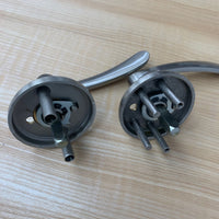 Woodbridge Passage Door Lever Set - Left Hand, Satin Nickel 2001WDGTRE