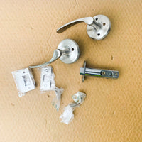 Woodbridge Passage Door Lever Set - Right Hand, Satin Nickel 2001WDGTRE