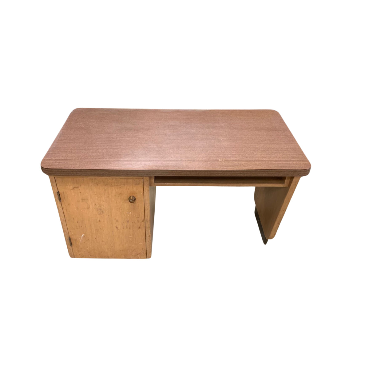 46-inch Wooden Desk in Light Woodgrain