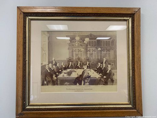The Supreme Court of Judicature for Ontario Group Portrait (Repro)