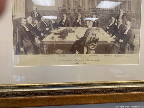The Supreme Court of Judicature for Ontario Group Portrait (Repro)