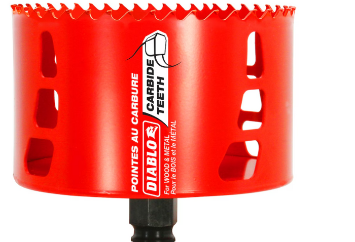 4 1/4-Inch Carbide Tipped Hole Saw 2-3/8 in. Cutting Depth