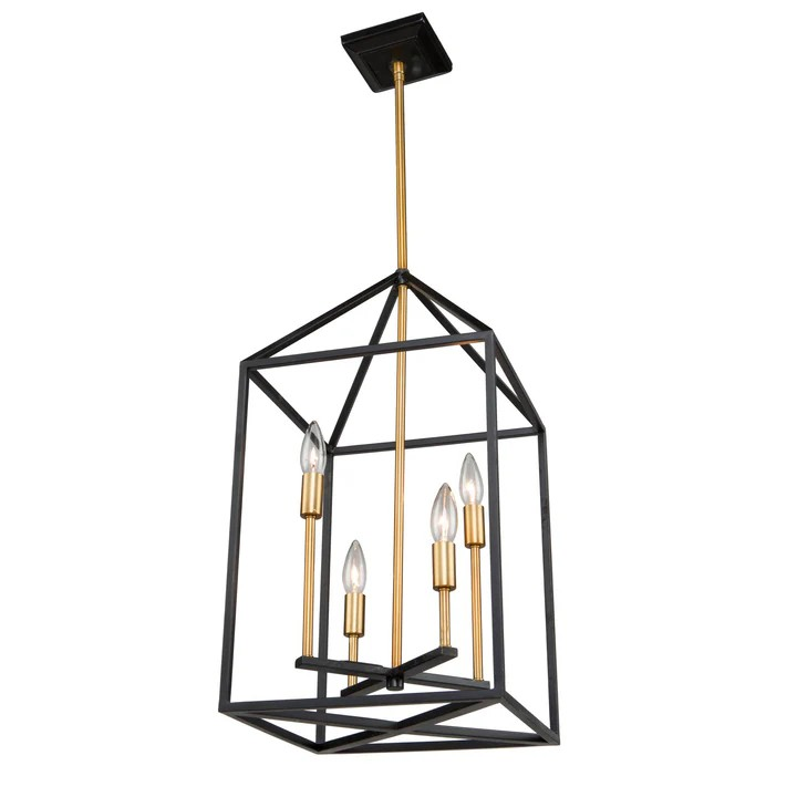 Twilight 4-Light Chandelier in Black