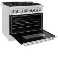 ZLINE 36” 4.6 cu. ft. Range with Gas Stove and Electric Oven in Stainless Steel