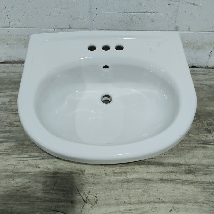 Red enamel retro basin - online purchase