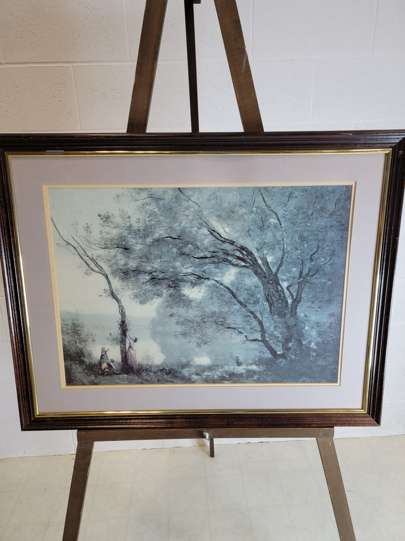 'Women Under Trees' Painting - Framed