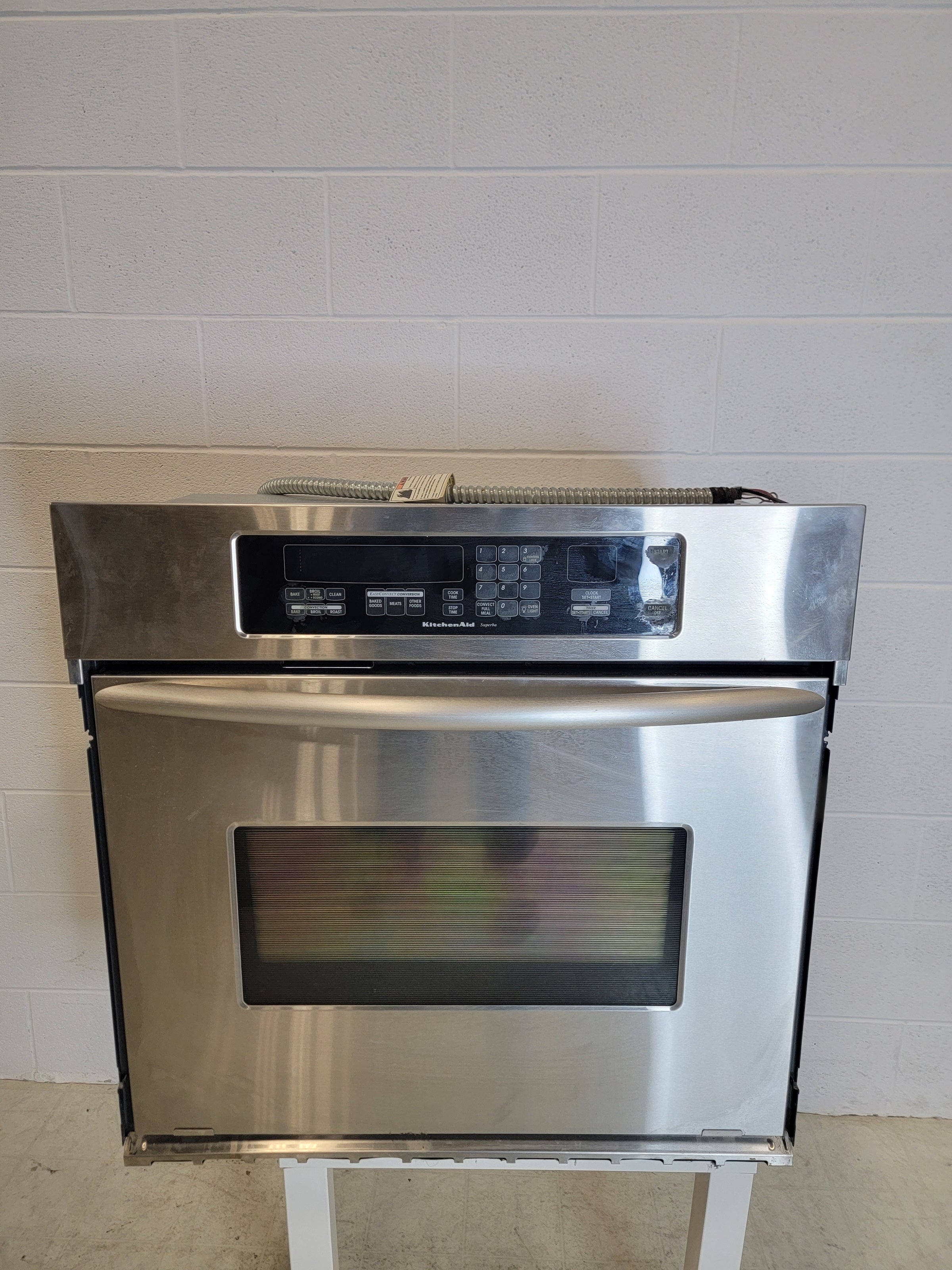 kitchenaid superba microwave convection oven