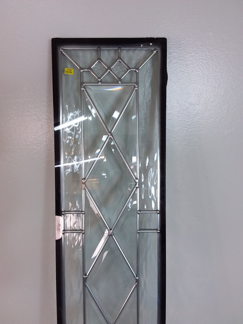 Rectangular Leaded Glass Door Insert