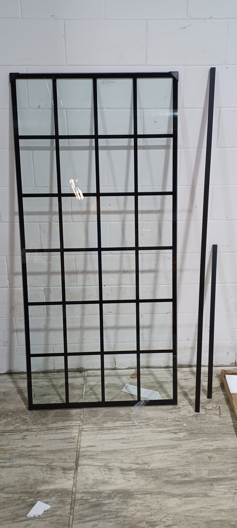 34"W x 71.5" H Glass Shower Panel Door