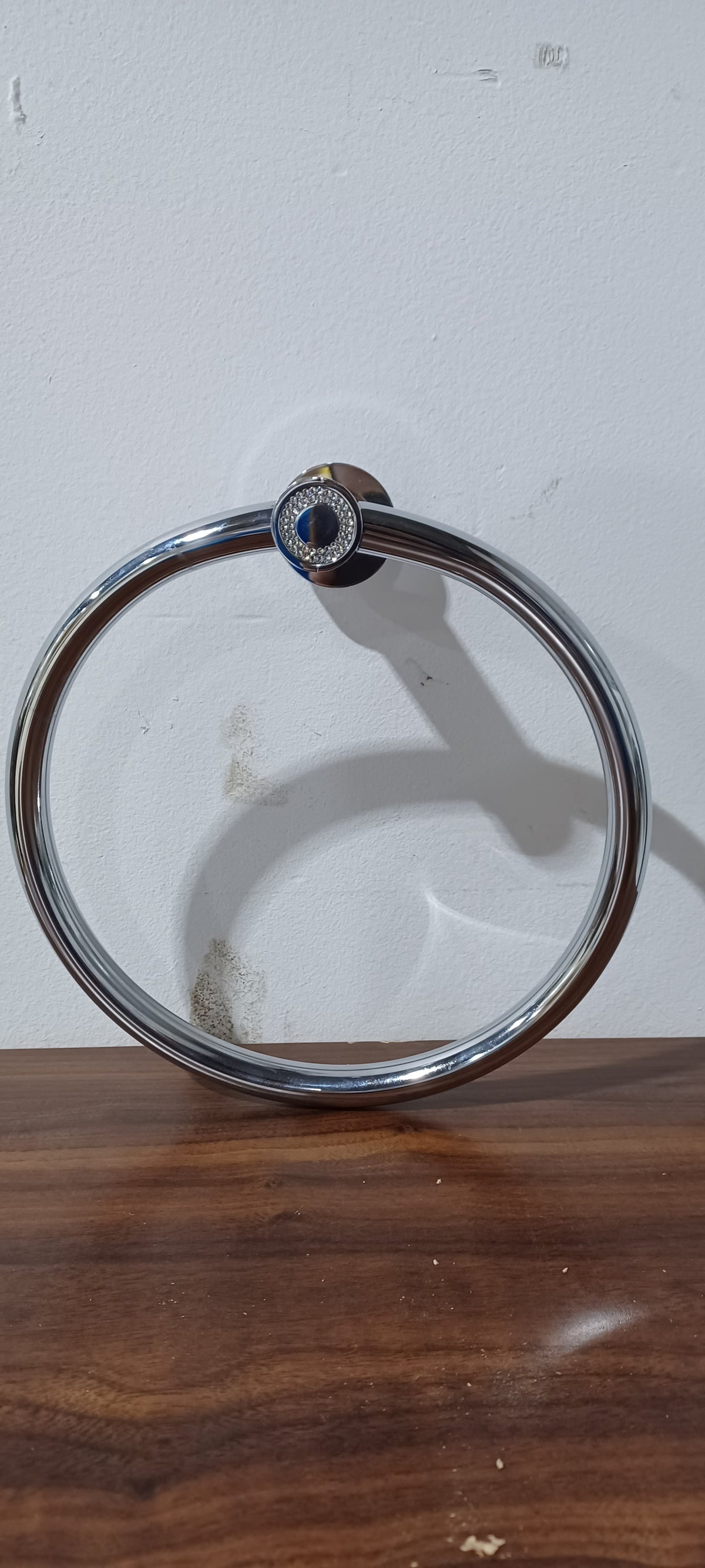Muse Diamond Accent Towel Ring