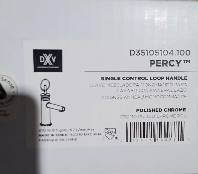 DXV Percy Single Control Loop Handle