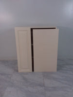 Cream 3 Shelf Kitchen Corner Cabinet