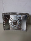 Silver Semi Circle Wall Sconce
