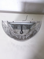 Silver Semi Circle Wall Sconce