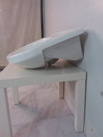 23.5" White Pedestal Sink Base