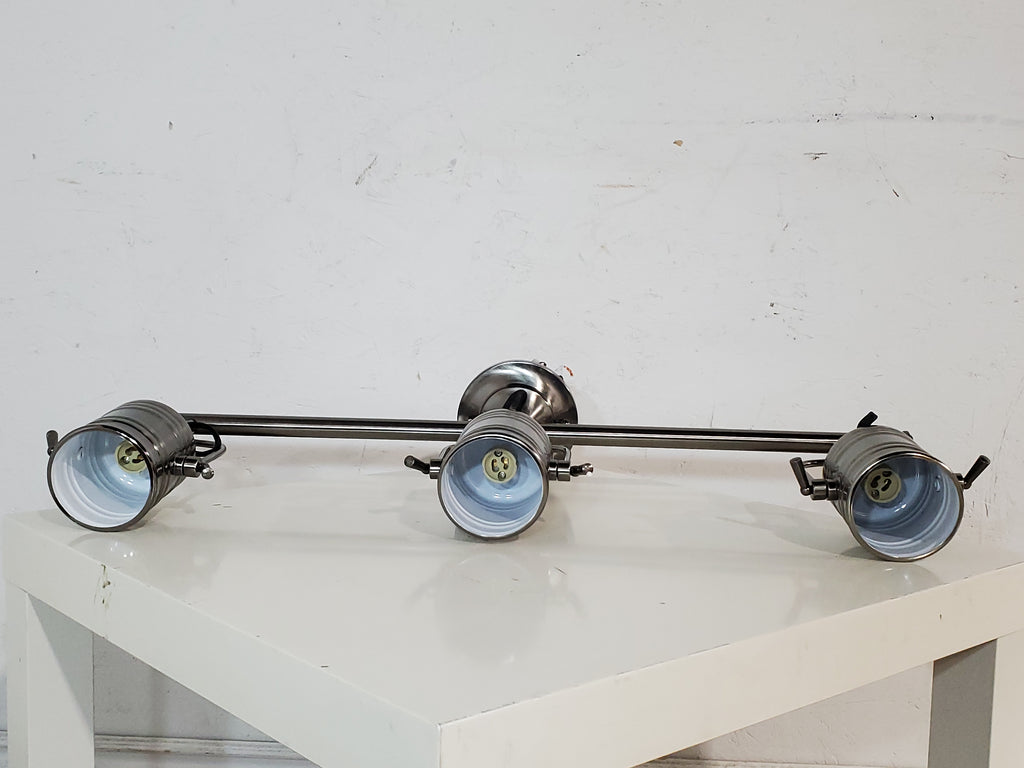 3-Light Halogen Track Light