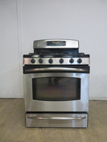 30" GE Profile Dual Fuel 5-Burner Gas Range and Double Oven