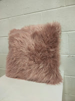 20" Faux Fur Decorative Pillow