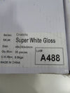Super White Glass Tile - 12" x 2"