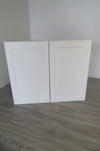White Upper Double Door Cabinet