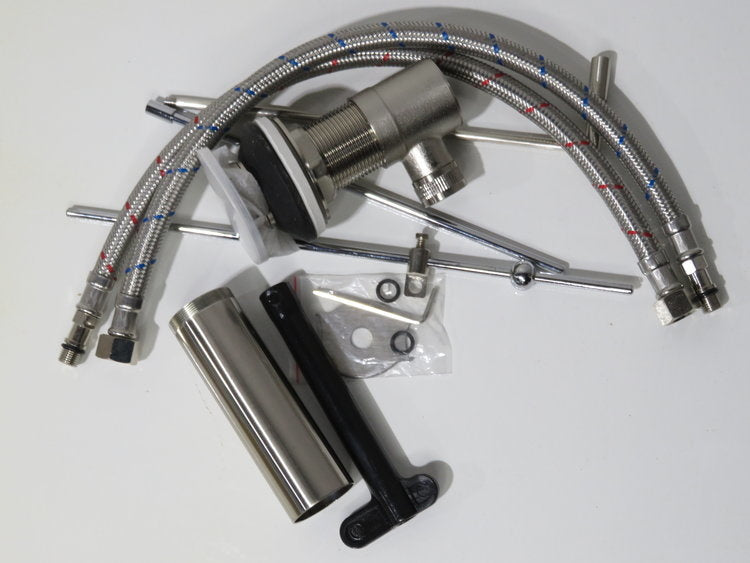 Faucet- Curved Edge W/Drain (33D)