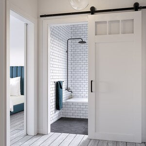 Masonite Craftsman Solid Core Barn Door - 36 x 84